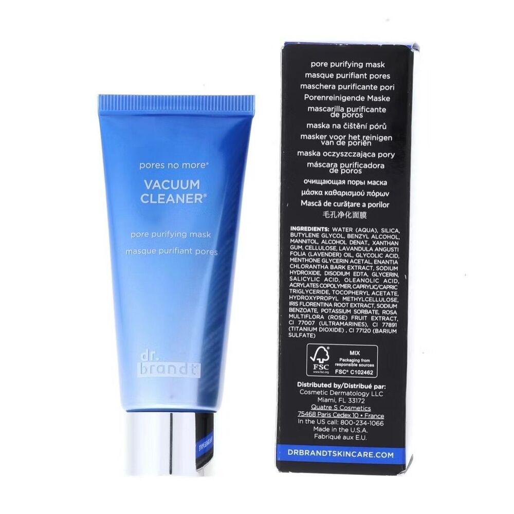 DR. BRANDT - NWTIB - Pores No More Vacuum Cleaner Pore Purifying Mask, 1 oz - Picture 9 of 12